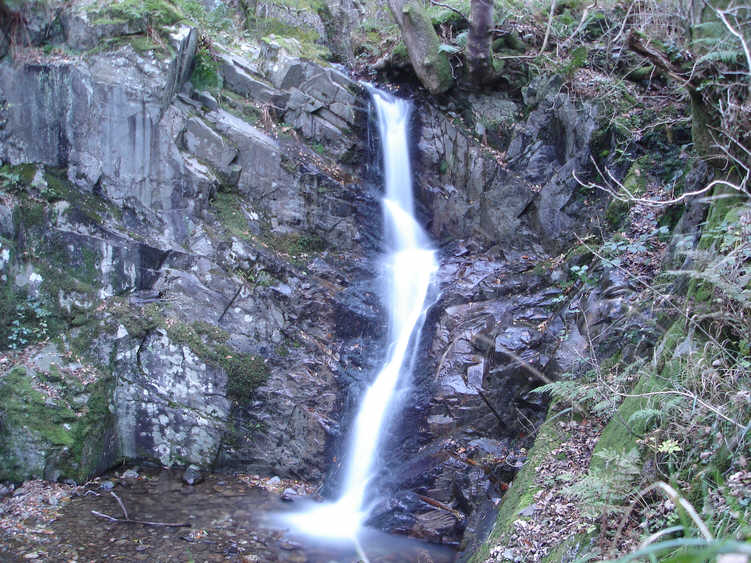 Waterfall near White Moss Common