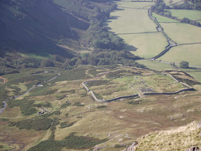 Hardknott Fort from Border End 