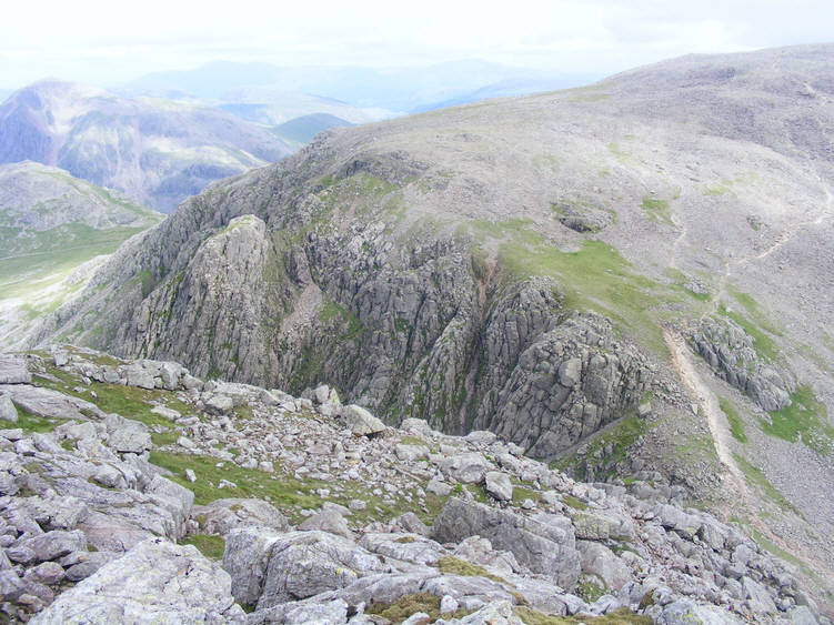 Mickledore from Scafell