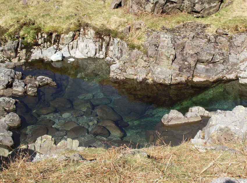 Crystal Clear Pool in the River Esk 