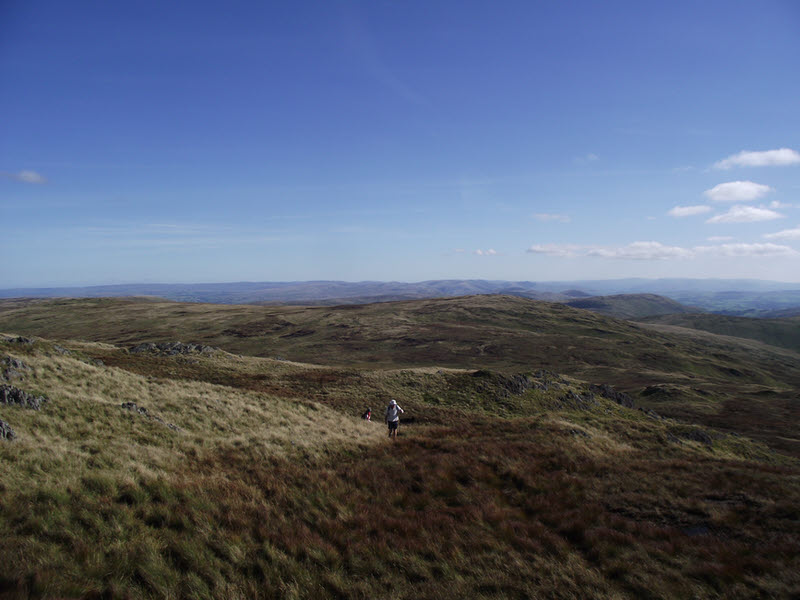 View east from Tarn Crag 
