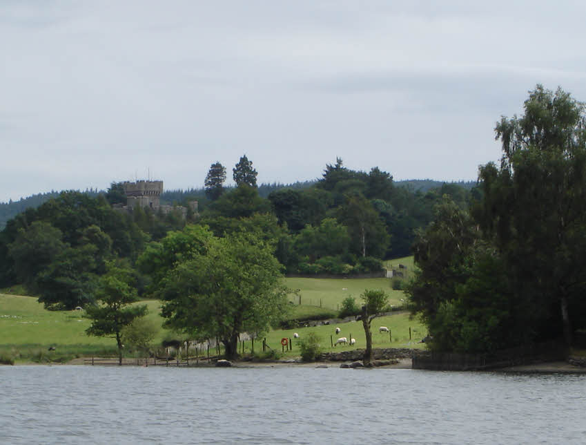 Wray Castle from Windermere Lake 