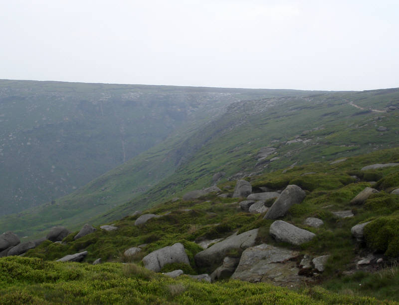 Looking towards Kinder Downfall from the south
