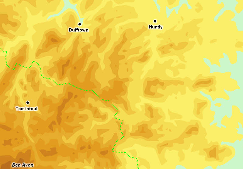 Cairngorms Map North-East