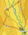 Map for walk around Horton in Ribblesdale