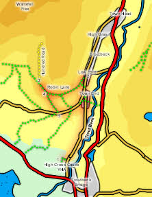 Map for Town End walk