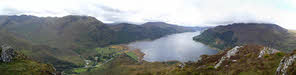 Panoramic view of Loch Duich 